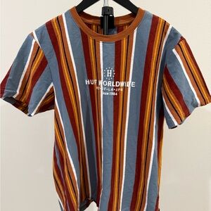 HUF Multicolor Striped Tee